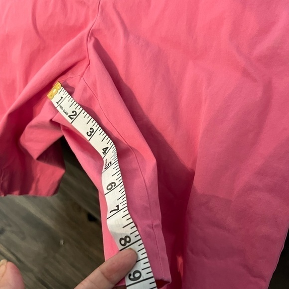 Talbots Perfect Shorts Size 10 Petite Pink Geranium Coastal Preppy Barbie - Picture 6 of 9